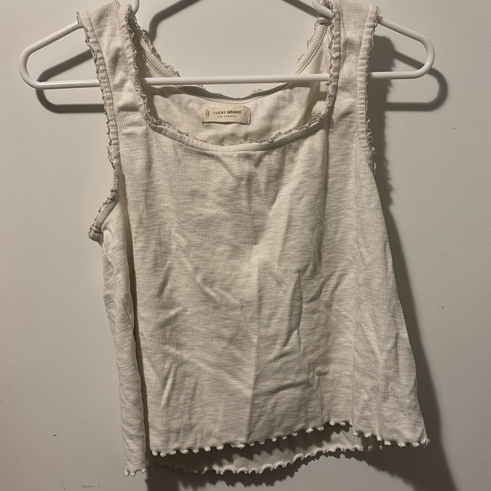 White tank top